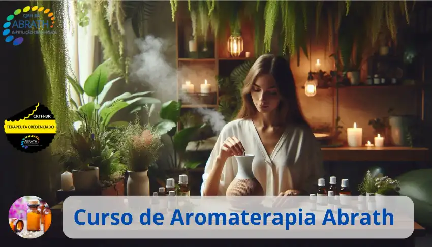 Curso de Aromaterapia Online Certificado pela Abrath 2025